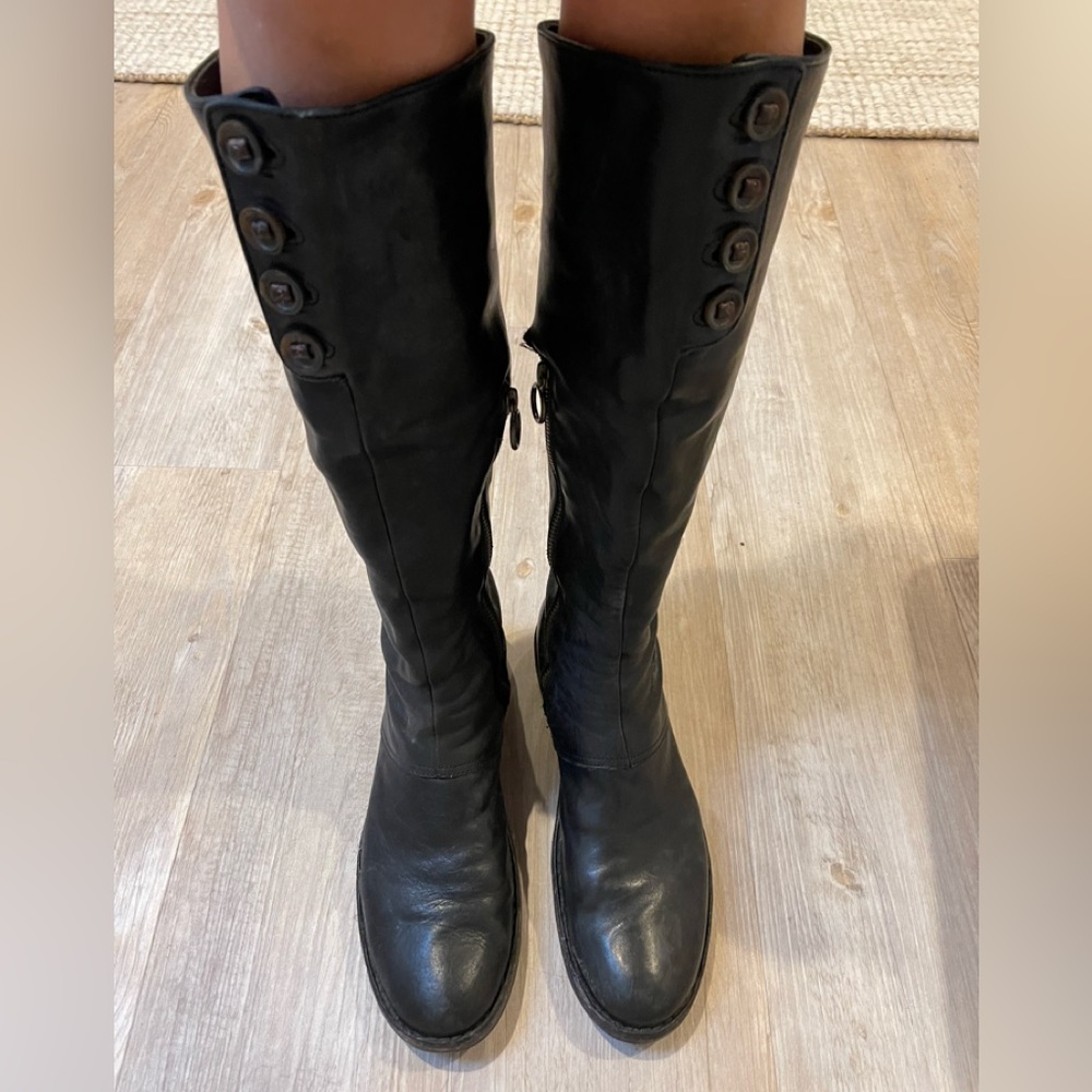 Florentini & Baker leather tall boots size 38 (fits 9)